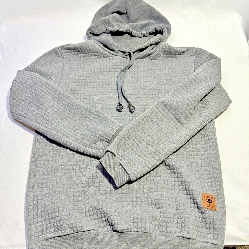 Coofandy Vogue Mens Hoodie Sweatshirt  Gray Hipster Gym Skater Small‎